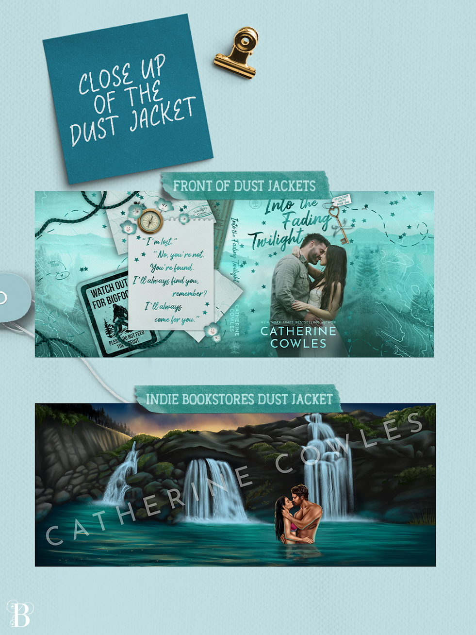 Into the Fading Twilight by Catherine Cowles (Deluxe Edition Paperback) (Signed Bookplate)