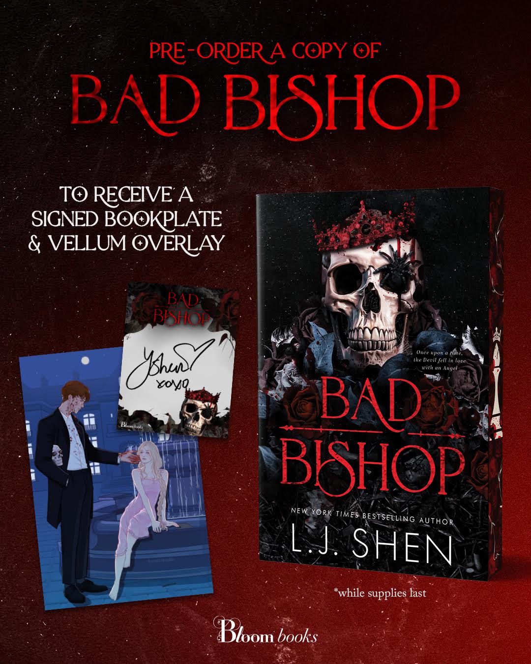 Bad Bishop by L. J. Shen (Deluxe Edition) (Signed Bookplate)