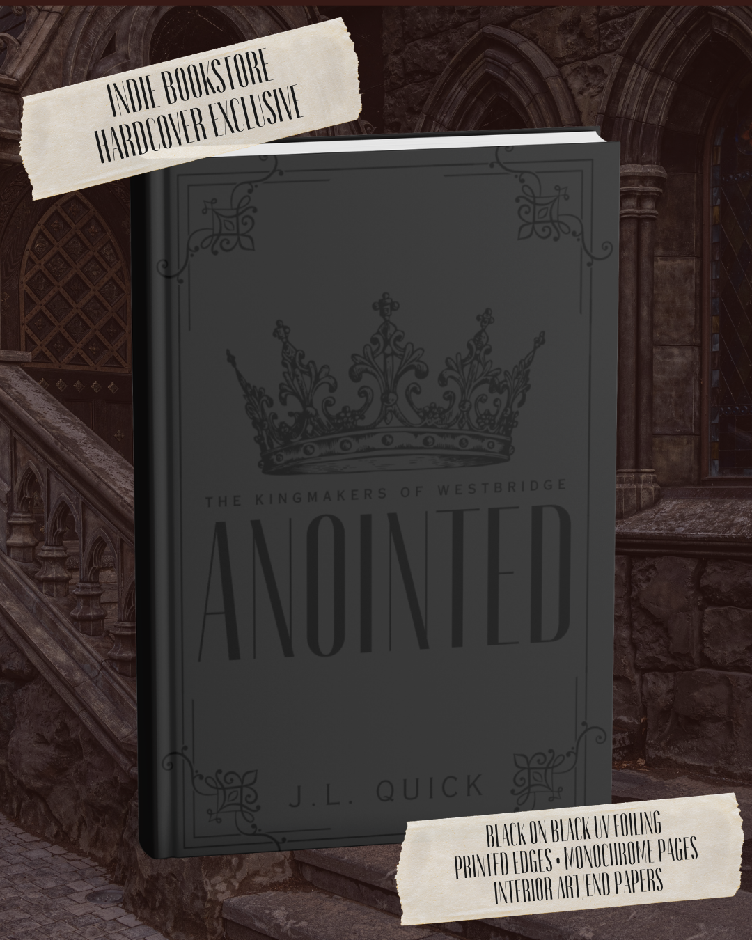 (PREORDER) Anointed by J. L. Quick (Indie Exclusive Hardcover)