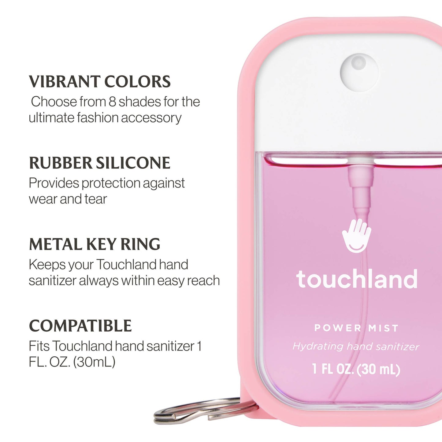 Touchland: Bubblegum Pink Hand Mist Case