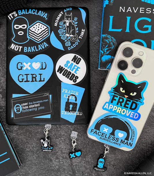 Lights Out Dust Plug Charms (3-Pack)