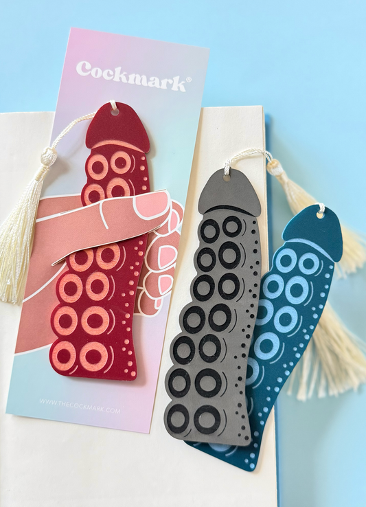 Coctopus Cockmark: Teal bookmark