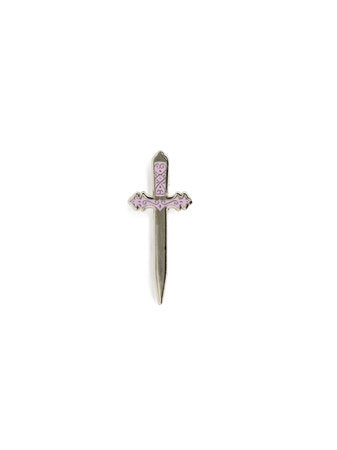 Lauren Roberts's Powerless: Dagger enamel pin
