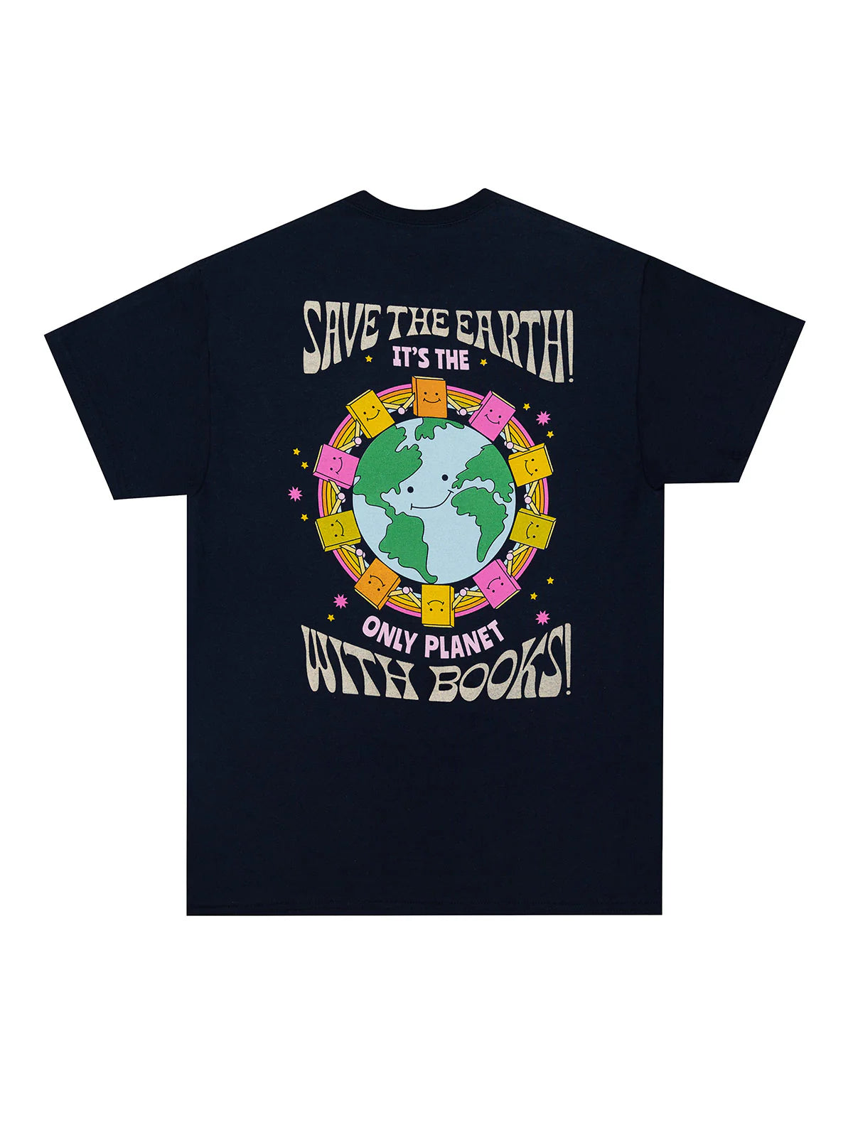 Only Planet with Books t-shirt