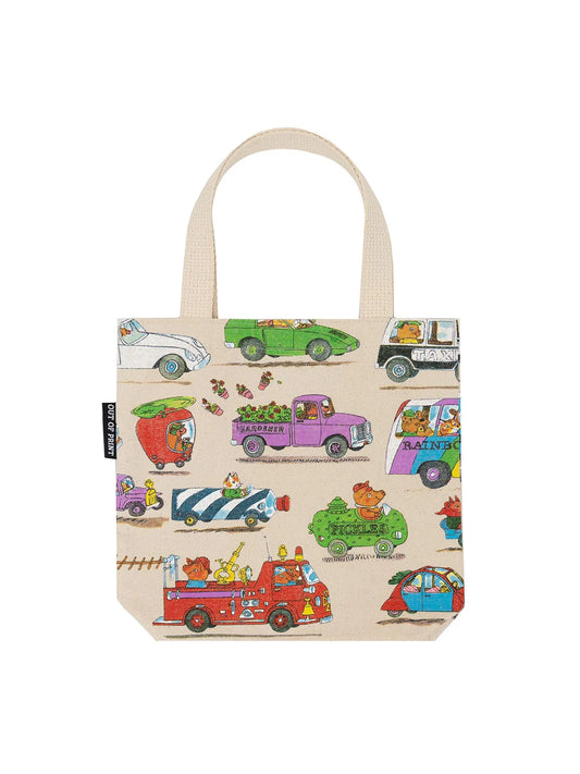Richard Scarry: Cars and Trucks and Things that Go mini tote