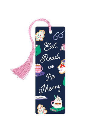 Eat, Red and Be Merry bookmark