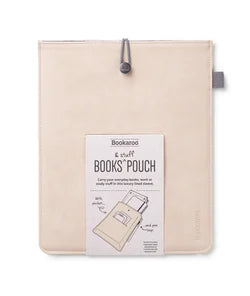 Bookaroo: Books & Stuff Pouch: Cream