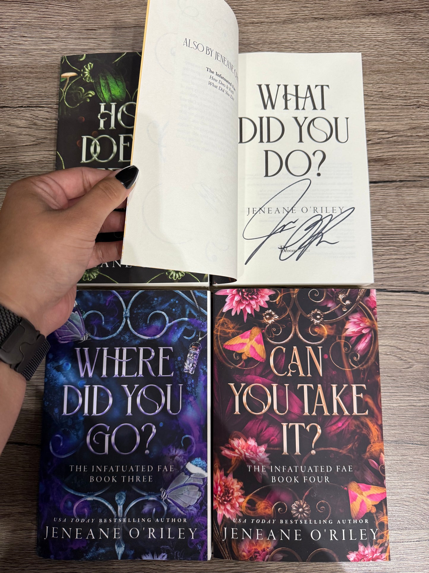 The Infatuated Fae series by Jeneane O'Riley (Signed)
