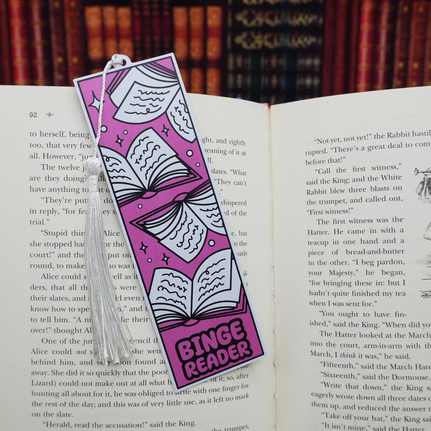 “The Binge Reader” Bookmark