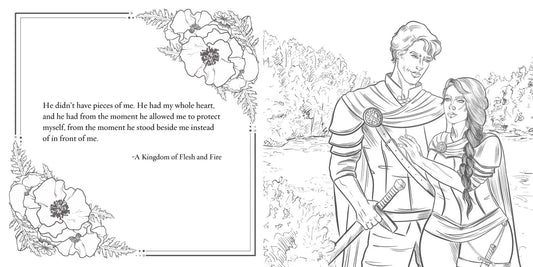 Official Blood and Ash Coloring Book by Jennifer L. Armentrout