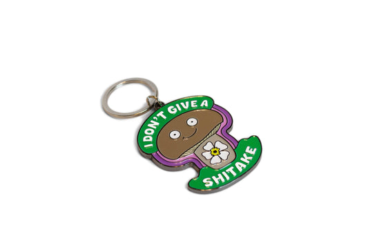 Punchkins - I Don't Give a Shiitake keychain