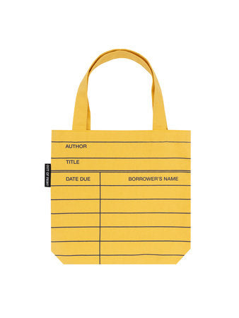 Library Card mini tote