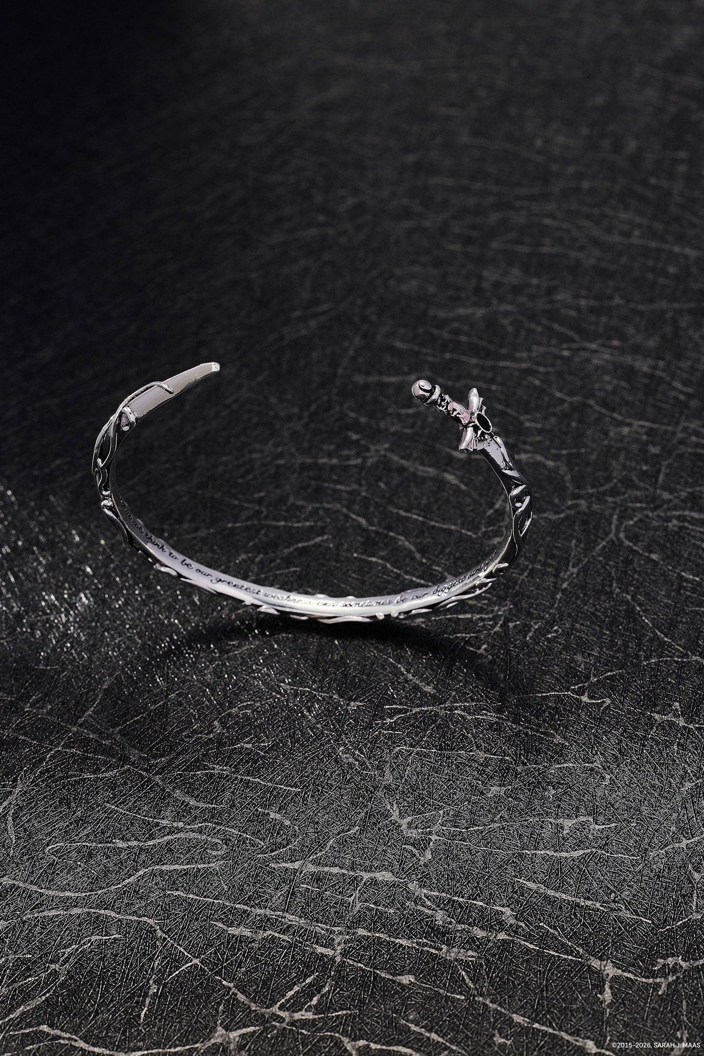 A Court of Thorns and Roses™ Illyrian™ Sword & Shadows Cuff: Gold