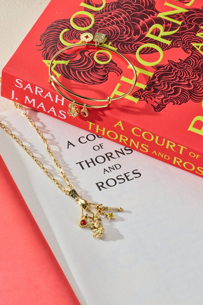 A Court of Thorns and Roses Ash Wood Arrow Necklace: Gold