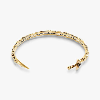 A Court of Thorns and Roses™ Illyrian™ Sword & Shadows Cuff: Gold