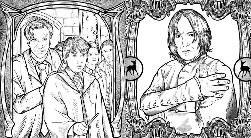 Harry Potter: Coloring Wizardry Coloring Book