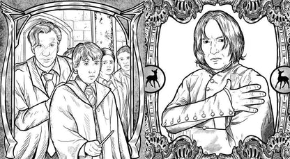 Harry Potter: Coloring Wizardry Coloring Book