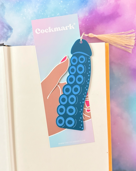 Coctopus Cockmark: Teal bookmark