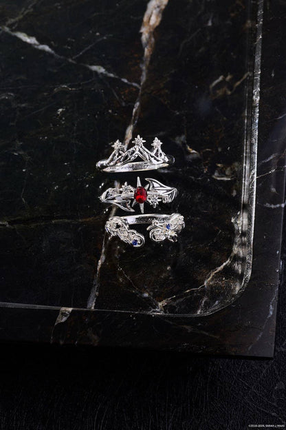 A Court of Thorns and Roses™ Bat Boys Ring Set of 3: Silver Size 7