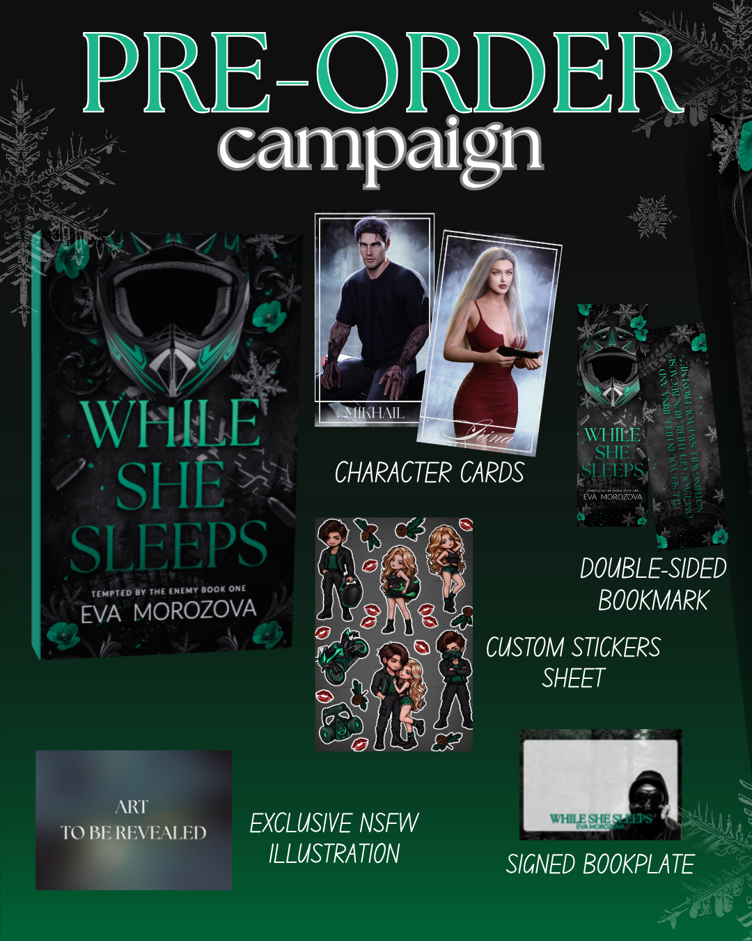 (PREORDER) While She Sleeps by Eva Morozova (Signed Bookplate)