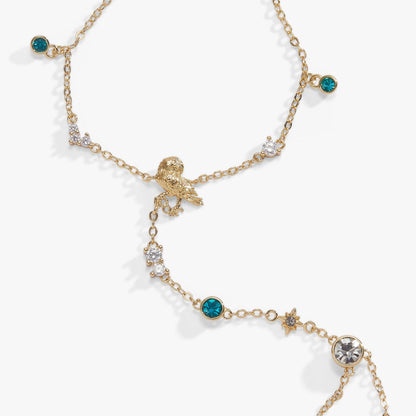 ACOTAR Mist and Fury Bird Hand Chain: Gold