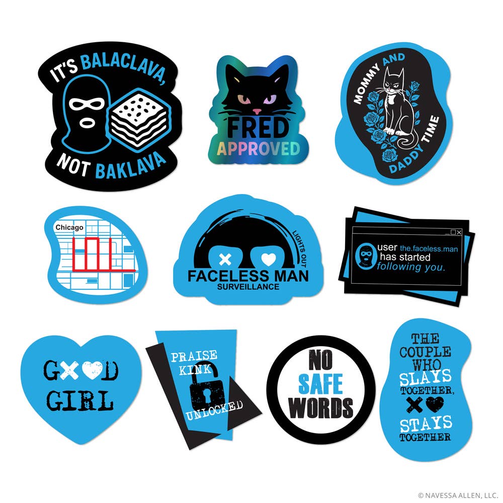 (10-Pack) Lights Out Decals