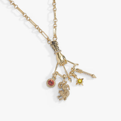 A Court of Thorns and Roses Ash Wood Arrow Necklace: Gold