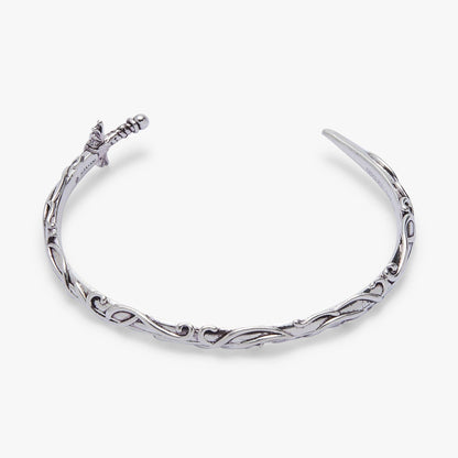 A Court of Thorns and Roses™ Illyrian™ Sword & Shadows Cuff: Silver