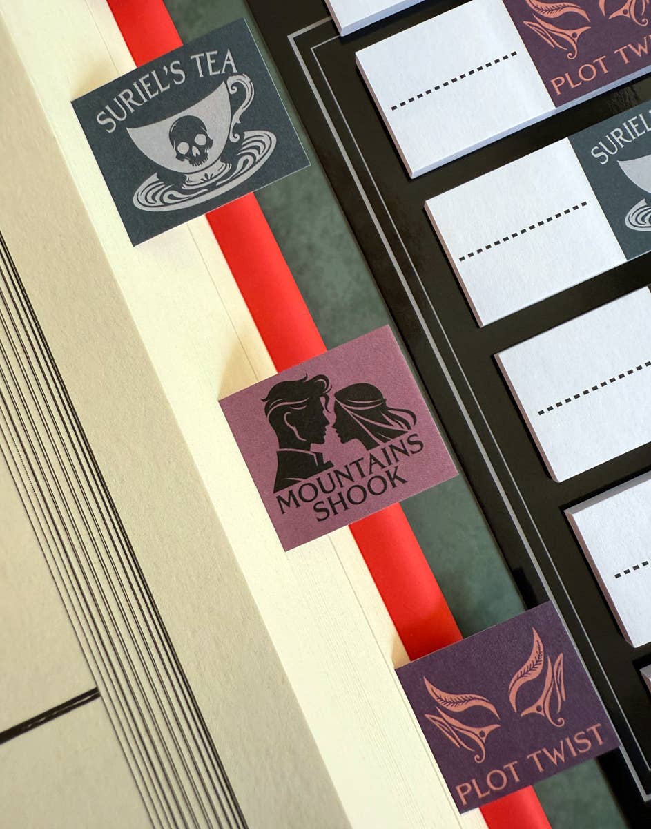 A Court of Thorns and Roses Book Annotation Flags