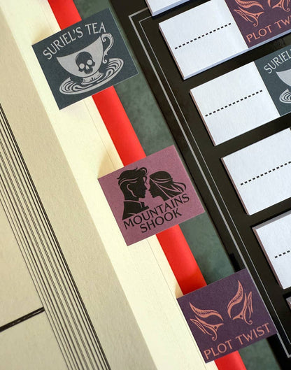 A Court of Thorns and Roses Book Annotation Flags