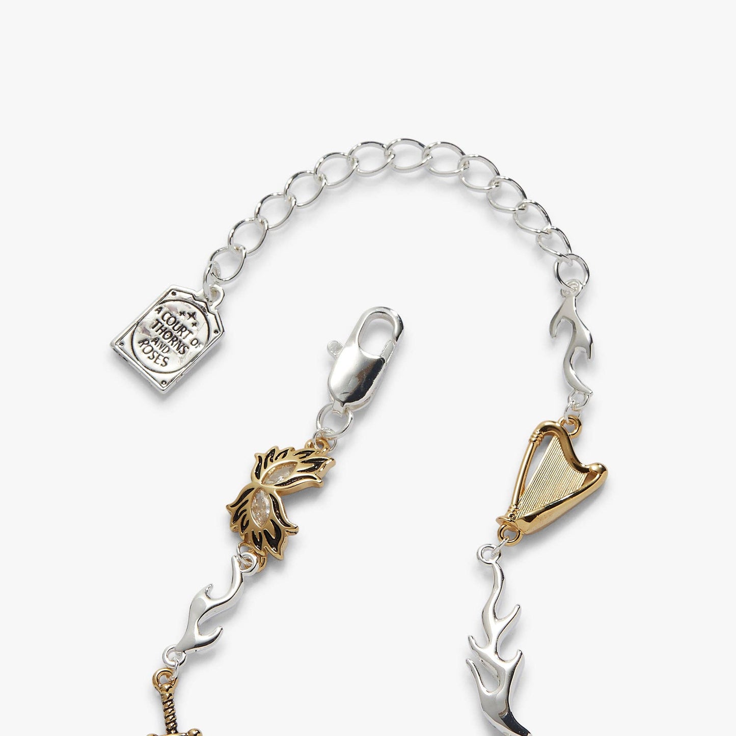 A Court of Thorns and Roses Nesta Archeron Linear Bracelet: Two Tone