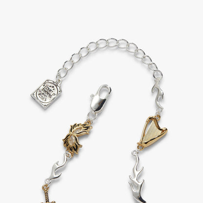 A Court of Thorns and Roses Nesta Archeron Linear Bracelet: Two Tone
