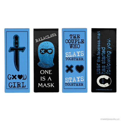 Lights Out Magnetic Bookmarks (4-Pack)