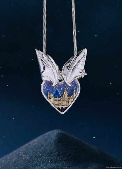 A Court of Thorns and Roses Velaris Heart Locket Necklace: Silver