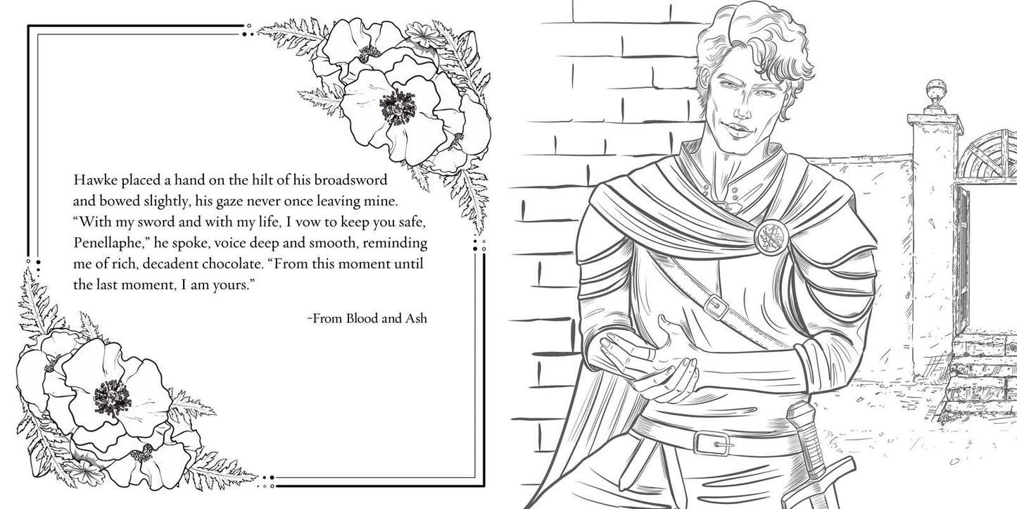 Official Blood and Ash Coloring Book by Jennifer L. Armentrout