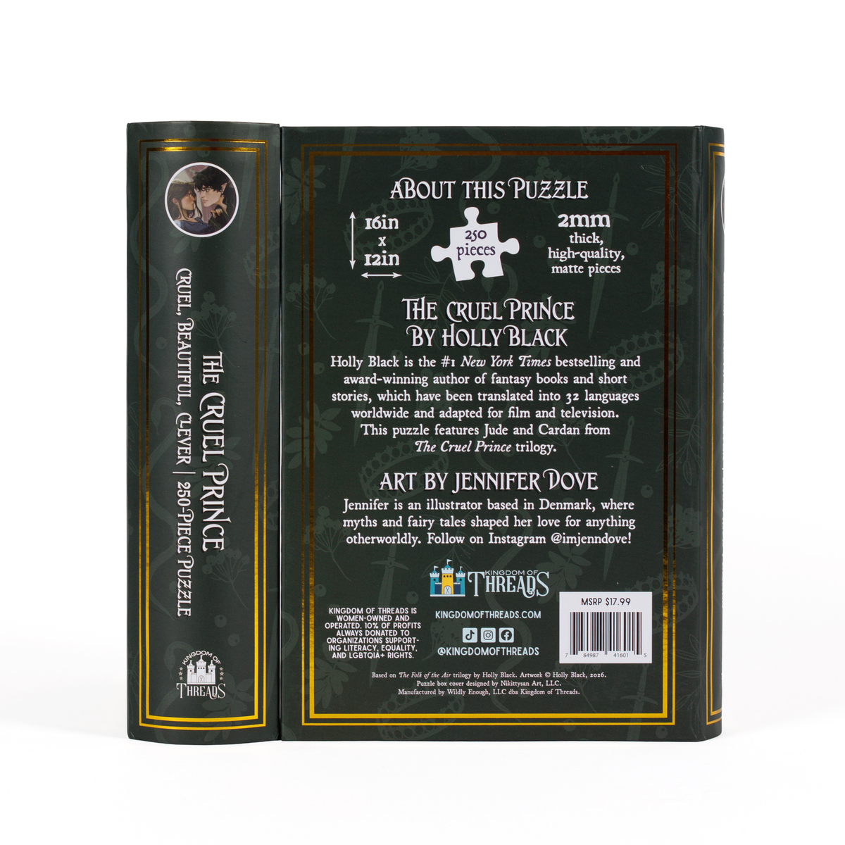 Cruel Beautiful Clever Keepsake Puzzle | The Cruel Prince