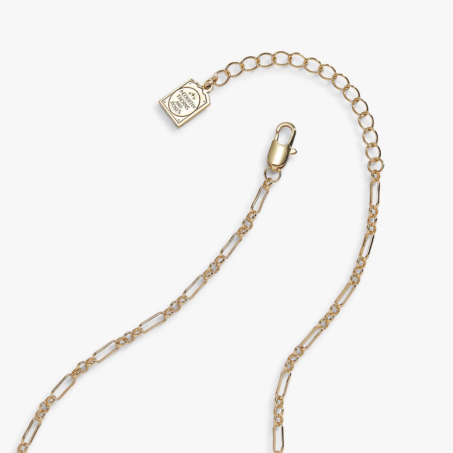 A Court of Thorns and Roses Ash Wood Arrow Necklace: Gold