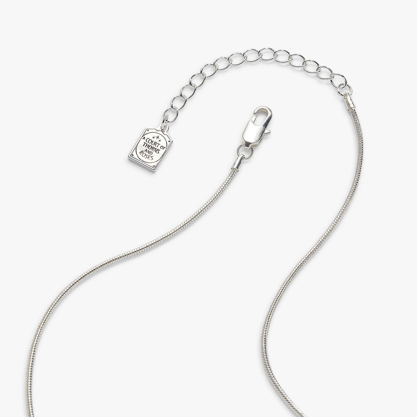 A Court of Thorns and Roses Velaris Heart Locket Necklace: Silver