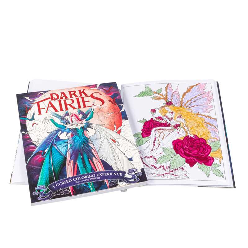 Dark Fairies Coloring Book