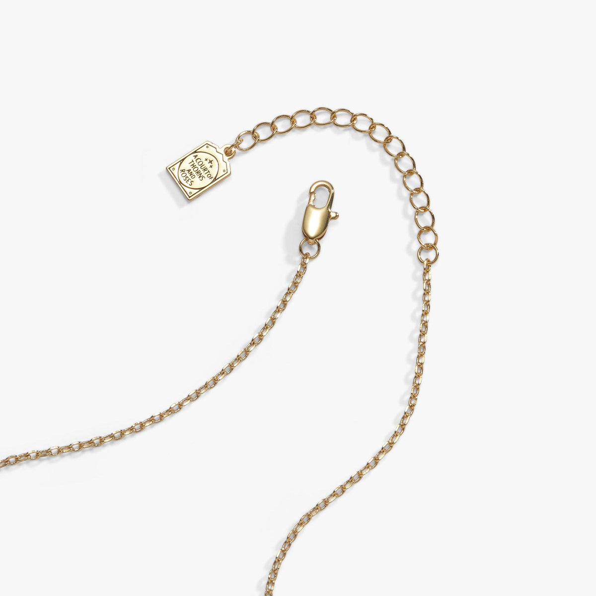 ACOTAR Frost and Starlight Flower Necklace: Gold