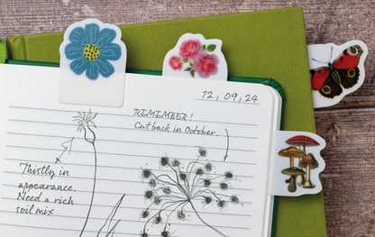 Eclectionery Journal Tabs: Botantical
