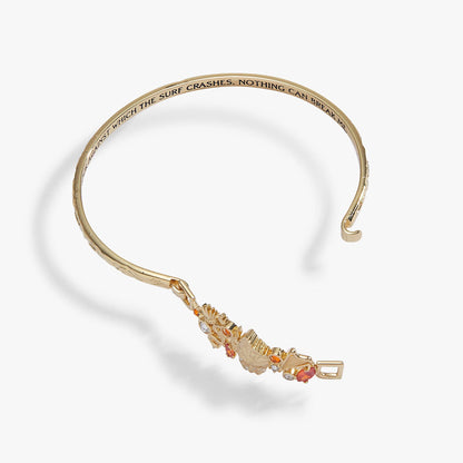 ACOTAR Silver Flames Dread Trove Tension Bangle: Gold