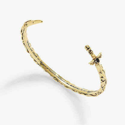 A Court of Thorns and Roses™ Illyrian™ Sword & Shadows Cuff: Gold