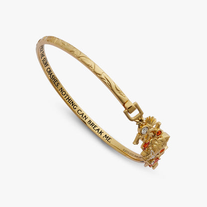 ACOTAR Silver Flames Dread Trove Tension Bangle: Gold