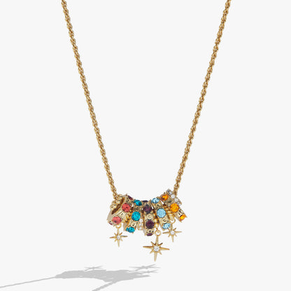 A Court of Thorns and Roses Book Acronym Bead Necklace: Gold