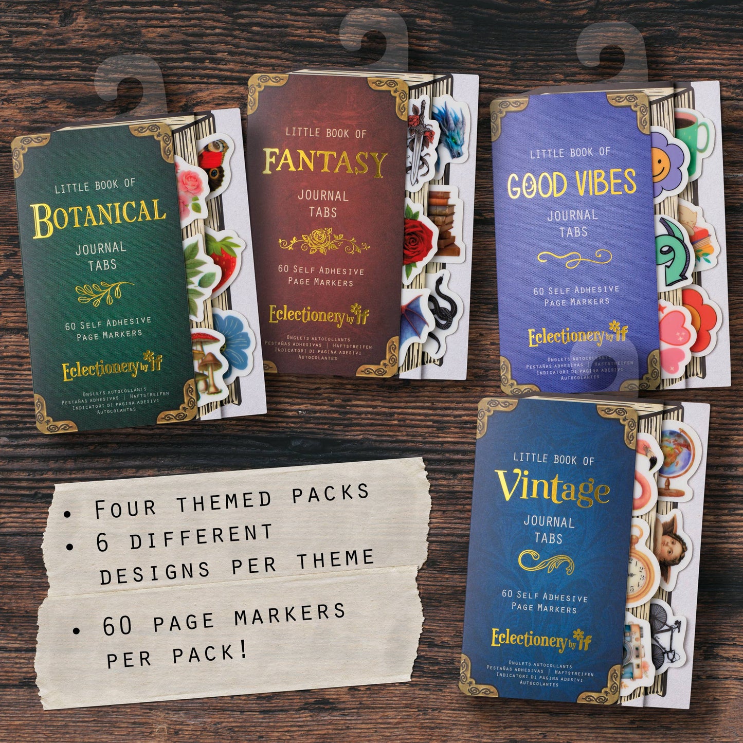 Eclectionery Journal Tabs: Sci-Fi & Fantasy