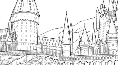 Harry Potter: Coloring Wizardry Coloring Book