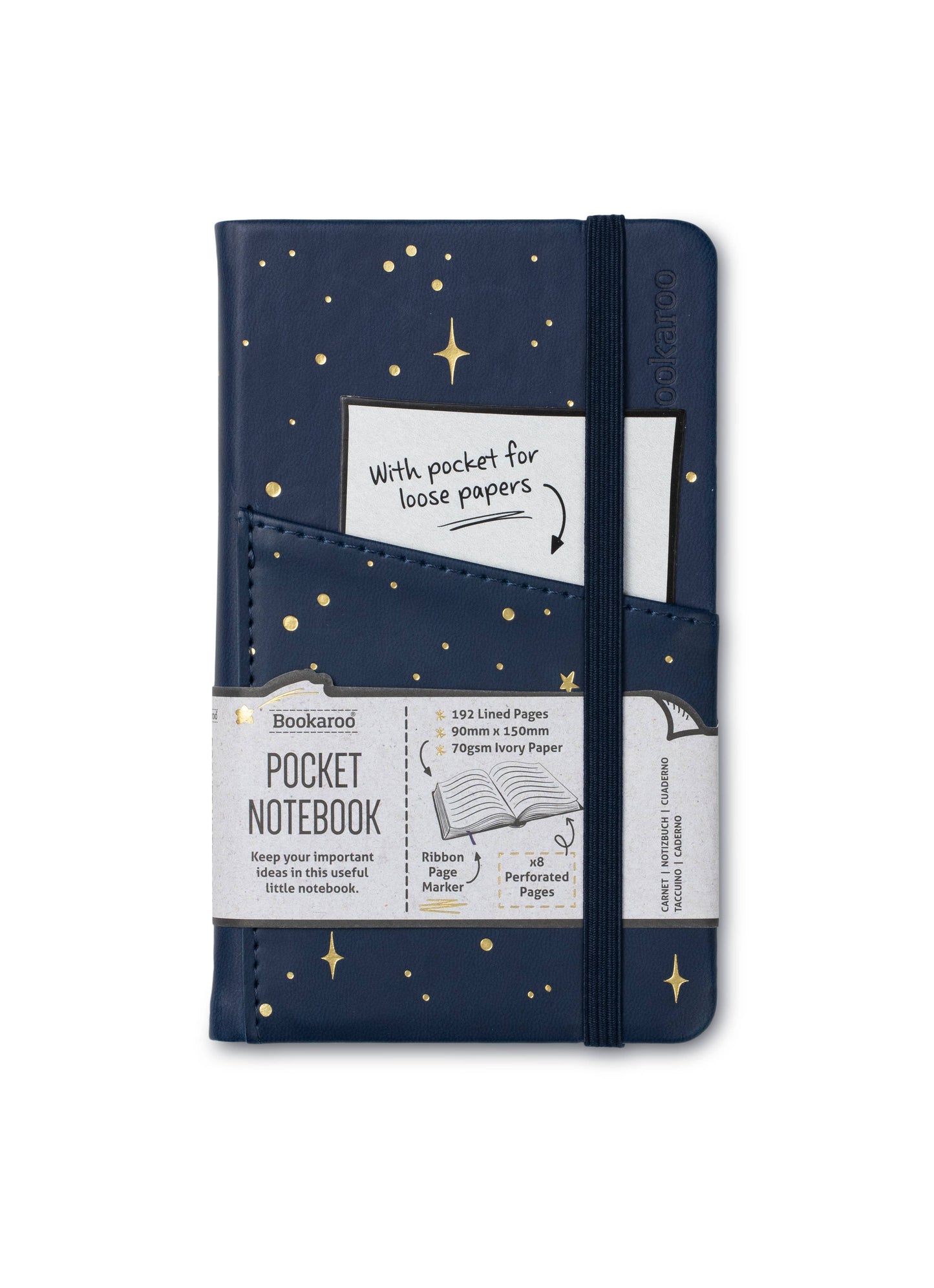 Bookaroo Moon & Stars Stationery: Pen Pouch