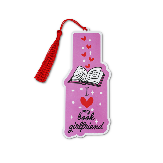 “I Love My Book Girlfriend” Bookmark 