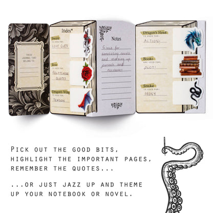 Eclectionery Journal Tabs: Botantical